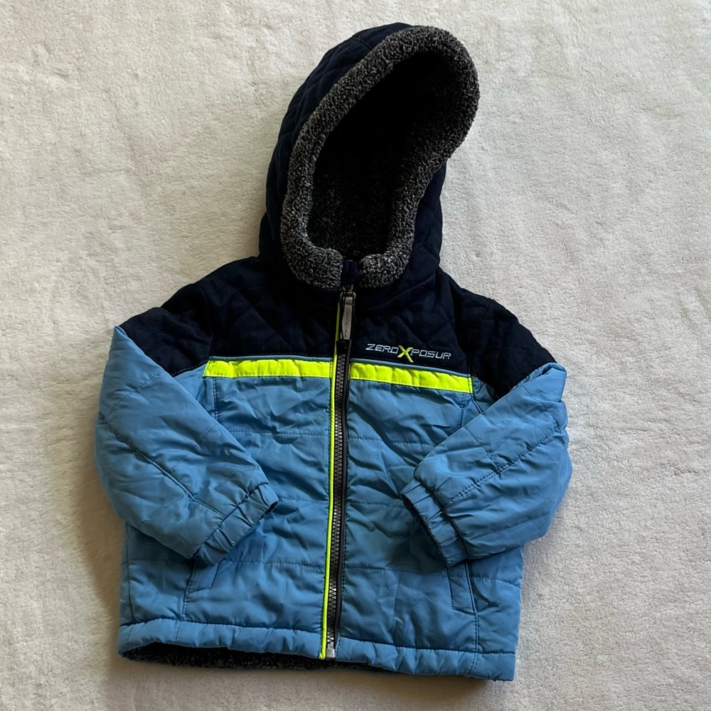 ZEROXPOSUR BABY BOY HEAVYWEIGHT HOODED JACKET